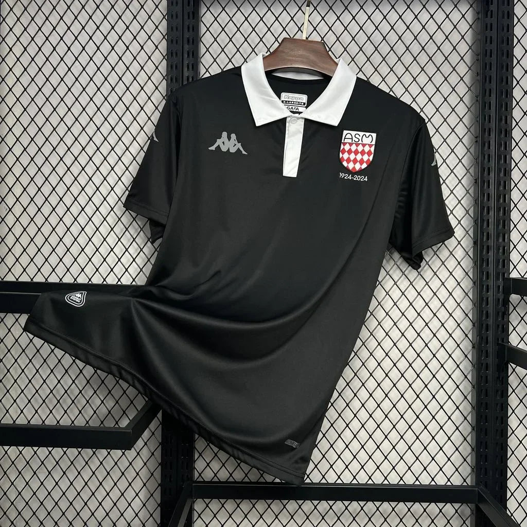 Trikot AS Monaco Schwarz 2024 2025
