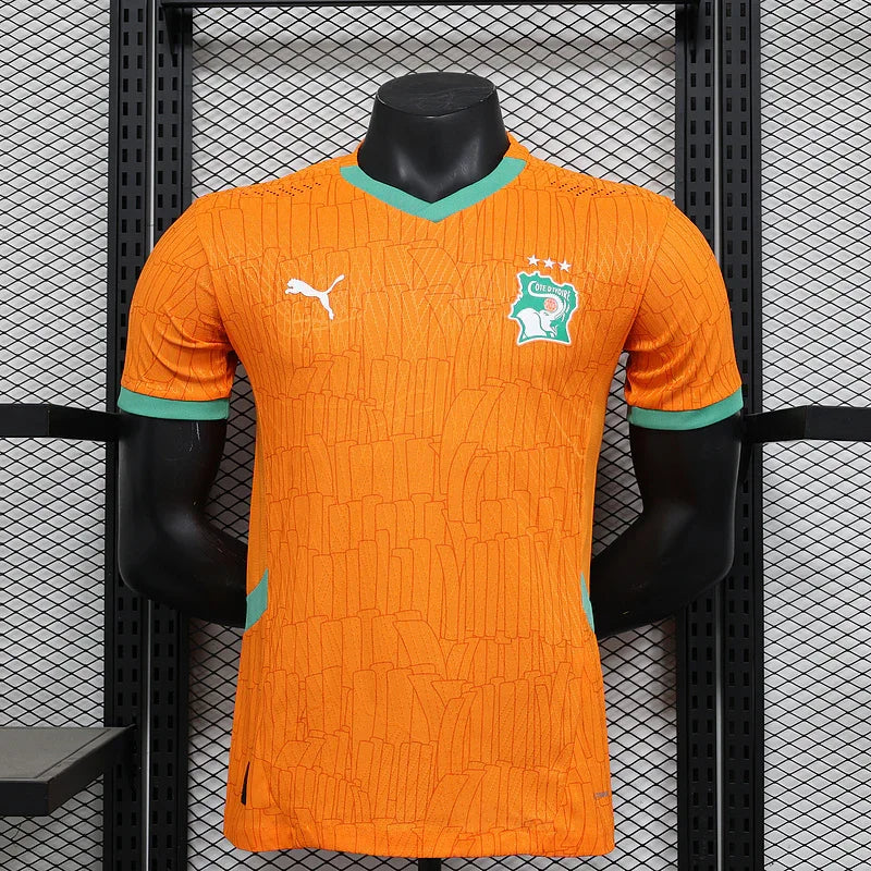 Trikot Elfenbeinküste Heimtrikot Orange CAF 2025-26
