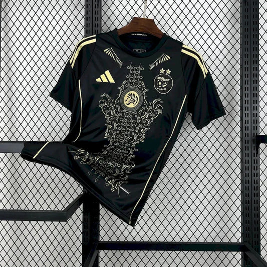 Trikot Algerien Schwarz 2025 2026