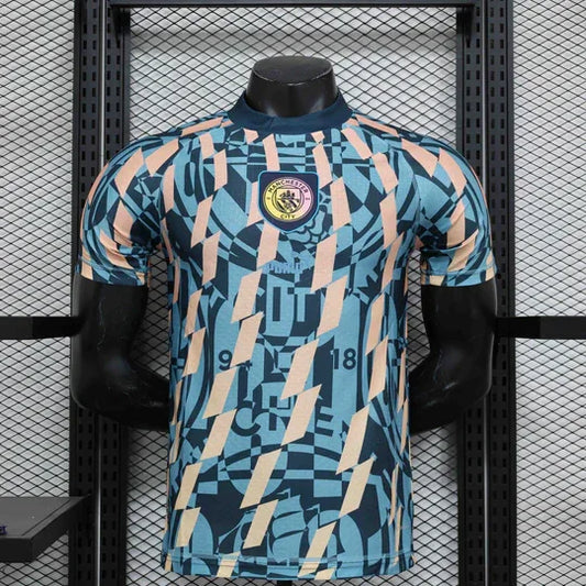 Trikot Manchester City Blue Retro Style Special Edition Shirt 24-25