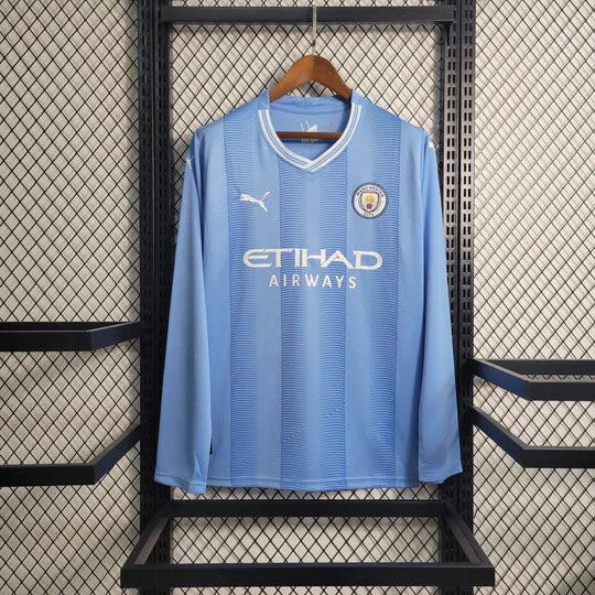 Trikot Manchester City 2023 2024 Langarm