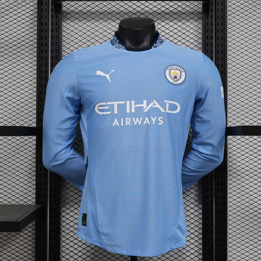 Trikot Manchester City Langarm 2024-25