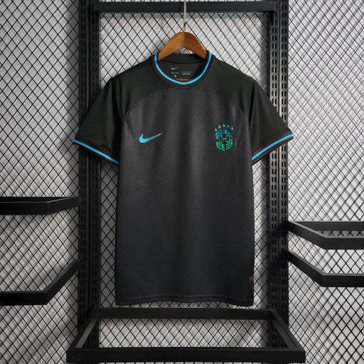 Trikot Brasilien Saison 2022-2023 Sonderedition Schwarz