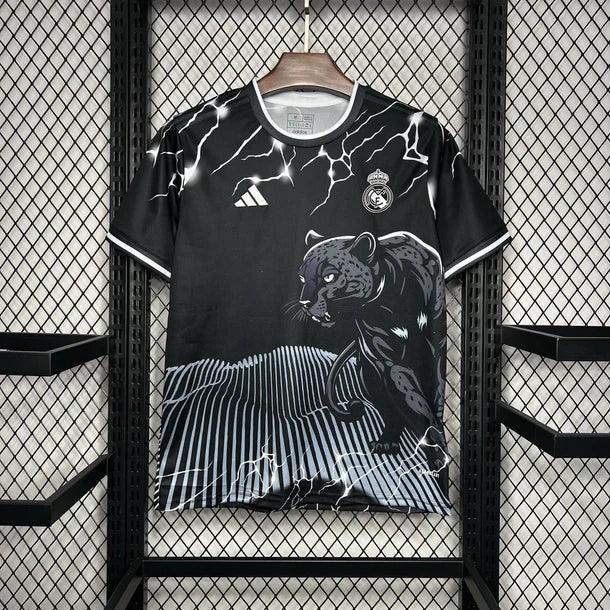 Trikot Real Madrid Schwarz & Grau Panther 2024/25