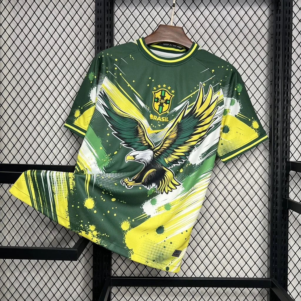 Trikot Brasilien Concept Grün Gelb Aigle 2024-25